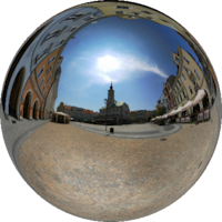 Rynek w Gliwicach ma kwadratowy kształt, a z każdego rogu odchodzą dwie uliczki. Kształt rynku oraz uliczki gliwickiej Starówki został ukształtowany w okresie lokacji miasta w średniowieczu. Na środku rynku znajduje się ratusz, a w zachodniej części fontanna z Neptunem.