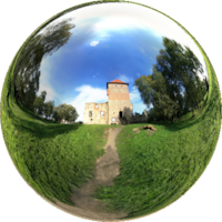 Ruiny renesansowego zamku w Chudowie z lat 30. XVI wieku, wzniesionego przez szlachcica Jana Saszowskiego z Gierałtowic (vel Gierałtowski z Gierałtowic, z Domu Saszowskich herbu Saszor) na miejscu drewnianej wieży obronnej.