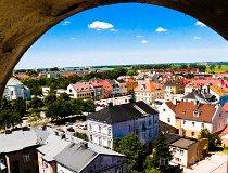 Łęczyca. Widok na miasto z wiezy zamkowej (fot. Adrian Szadkowski)
