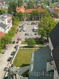 Łowicz. Panorama miasta z bazyliki katedralnej. (fot. Piotr Solle)
