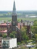 Łowicz. Panorama miasta z bazyliki katedralnej. (fot. Piotr Solle)
