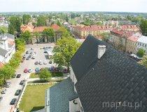 Łowicz. Panorama miasta z bazyliki katedralnej. (fot. Piotr Solle)