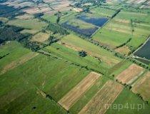 Słabo czytelne w terenie relikty grodziska stożkowatego (fot. Kacper Dondziak)