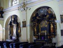 Wieruszów. Zespół klasztorny paulinów, 2 poł. XVII, 1880 r. Kościół rzymsko-katolicki p.w. św. Ducha, 1676, 1880r. - Sanktuarium Pana Jezusa Pięciorańskiego. Wnętrze (fot. Piotr Solle)