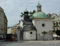 Kraków. Kościół pw. św. Wojciecha stojący na Rynku Głównym (fot. Piotr Wojtaszek)