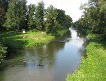 Przedb&oacute;rz. Rzeka Pilica. Widok z mostu (fot. Tomasz Szwagrzak)