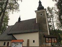 Łapsze Niżne. Kości&oacute;ł pw. św. Kwiryna (fot. Marek i Ewa Wojciechowscy)