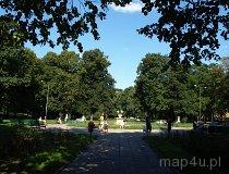 Łódź. Park im. Sienkiewicza od strony ul. Sienkiewicza (fot. Marta Pabich-Makoska)