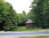 Ł&oacute;dź. Drewniana kapliczka św. Rocha przy ul. Wycieczkowej 75 (fot. Magdalena Suchan)