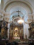 Czarnożyły. Kościół, prezbiterium, ołtarz główny. (fot. Łukasz Musiaka)
