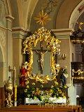 Pajęczno. Kościół par. pw. MB i św. Leonarda - wnętrze. (fot. Piotr Solle)