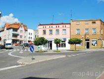 Wodzisław Śląski. Obecny Plac św. Krzyża leżący w miejscu nieistniejącego Kościoła św. Krzyża na dawnym Raciborskim Przedmieściu. (fot. Iwona Jeszka)