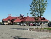 Widoradz. Hotel "Zielona Weranda".
Widoradz 44A, widok hotelu. (fot. Renata Leśniak-Kordzińska)