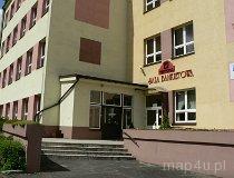 Wieluń. Sala bankietowa "Werona", ul. Szkolna 5.
Elewacja wejściowa. (fot. Renata Leśniak-Kordzińska)
