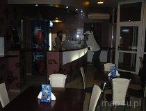Wieluń. Pizzeria "La Spezzia", wnętrze lokalu.
Wieluń, ul. mjr. Henryka Sucharskiego 22. (fot. Barbara Puławska)