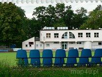 Wieluń. Stadion miejski, widok od strony trybun.
Wieluń, ul. Wojska Polskiego 38. (fot. Renata Leśniak-Kordzińska)