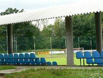 Wieluń. Stadion miejski, widok od strony trybun.
Wieluń, ul. Wojska Polskiego 38. (fot. Renata Leśniak-Kordzińska)