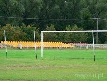 Osjaków. Stadion w Osjakowie.
Widok na boisko do piłki nożnej. (fot. Renata Leśniak-Kordzińska)