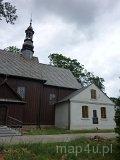 Skomlin. Kości&oacute;ł pw. śś. Filipa i Jakuba.
Kości&oacute;ł typu wieluńskiego. Widok murowanej zakrystii. (fot. Renata Leśniak-Kordzińska)
