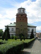 Wieluń. Brama Krakowska, ob. wieża ratuszowa.