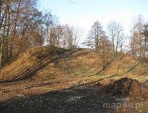 Petrykozy. Grodzisko stożkowate nad rzeką Drzewiczką (fot. Tomasz Szwagrzak)