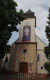 Bełchatów. Zespół kościelno-klasztorny franciszkanów, 1 poł. XVIII w. Kościół rzymsko-katolicki p.w. Narodzenia NMP, obecnie parafialny (fot. Piotr Solle)