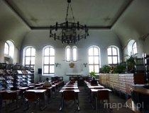 Piotrków Trybunalski. Wielka Synagoga, wnętrze biblioteki dla dorosłych (fot. Renata Leśniak-Kordzińska)