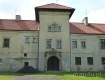Piotrków Trybunalski. Zamek rodziny Bykowskich z XVII w., fragment środkowej części elewacji wschodniej (fot. Renata Leśniak-Kordzińska)