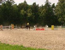 Grabów. Stajnia Tuszyński Klub Jeździecki Grabówek. (fot. Leszek Łuchniak)