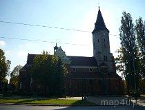Pabianice. Renesansowy kościół pw. św. Mateusza. Widok od strony ul. Zamkowej. (fot. Anna Napieralska)
