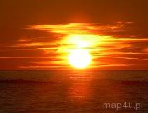 Zachód słońca nad Bałtykiem (fot. Łukasz Konieczny)