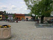 Kłobuck. Układ urbanistyczny rynku (fot. Agnieszka Drożdż i Jurek Hyra)