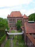 Malbork. Widok na zamek Krzyżacki (fot. Piotr Wojtaszek)