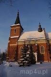 Głogowiec. Murowany kościół par. pw. Narodzenia Najświętszej Marii Panny i św. Wojciecha, XV w., 1560 r., XVIII w. (fot. Piotr Solle)