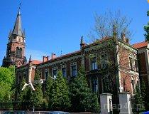 Sosnowiec. Kościół katedralny pw. Wniebowzięcia Najświętszej Marii Panny. Plebania (fot. Agnieszka Drożdż i Jurek Hyra)