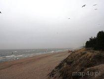 Dąbki. Plaża (fot. Łukasz Konieczny)