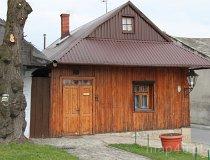 Lanckorona. Zabytkowa drewniana zabudowa rynku, XIX w. (fot. Anna Omiecińska)