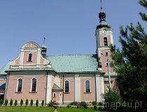 Wodzisław Śląski. Kości&oacute;ł pw. Podwyższenia Krzyża Świętego (fot. Wojciech Kaczmarczyk)