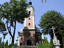 Wodzisław Śląski. Kości&oacute;ł pw. Podwyższenia Krzyża Świętego (fot. Wojciech Kaczmarczyk)