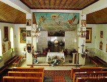 Topor&oacute;w. Obraz Przemienienia Pańskiego J. Dudy Gracza w toporowskim kościele, 1925 r. (fot. Marta Pabich-Makoska)