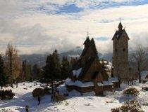 Karpacz. Kości&oacute;ł G&oacute;rski Naszego Zbawiciela „Wang” (fot. Łukasz Konieczny)