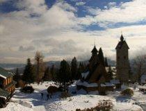 Karpacz. Kości&oacute;ł G&oacute;rski Naszego Zbawiciela „Wang” (fot. Łukasz Konieczny)