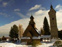 Karpacz. Kości&oacute;ł G&oacute;rski Naszego Zbawiciela „Wang” (fot. Łukasz Konieczny)