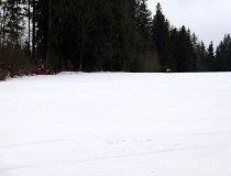 Suche. Wyciąg narciarski „Caban&oacute;wka” (fot. Łukasz Konieczny)