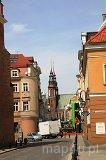 Opole. Kościół Świętej Trójcy, widok na katedrę (fot. Magdalena Suchan)