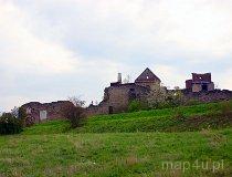 Zagórz. Ruiny zespołu klasztornego oo. Karmelitów Bosych (fot. Marek i Ewa Wojciechowscy)