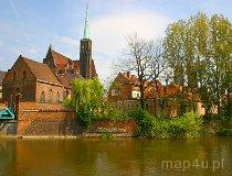 Wrocław. Ostrów Tumski z zespołem wysp Odrzańśkich (fot. Marek i Ewa Wojciechowscy)