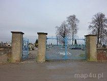 Komorniki. Cmentarz parafialny, wejście (fot. Renata Leśniak-Kordzińska)