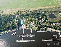 Szczecin. Port śr&oacute;dlądowy „Marina Hotele” nad j. Dąbie Małe (fot. Kacper Dondziak)