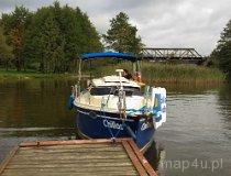 Okartowo. Port śr&oacute;dlądowy „Okartowo przy moście” nad j. Śniardwy (fot. Łukasz Konieczny)